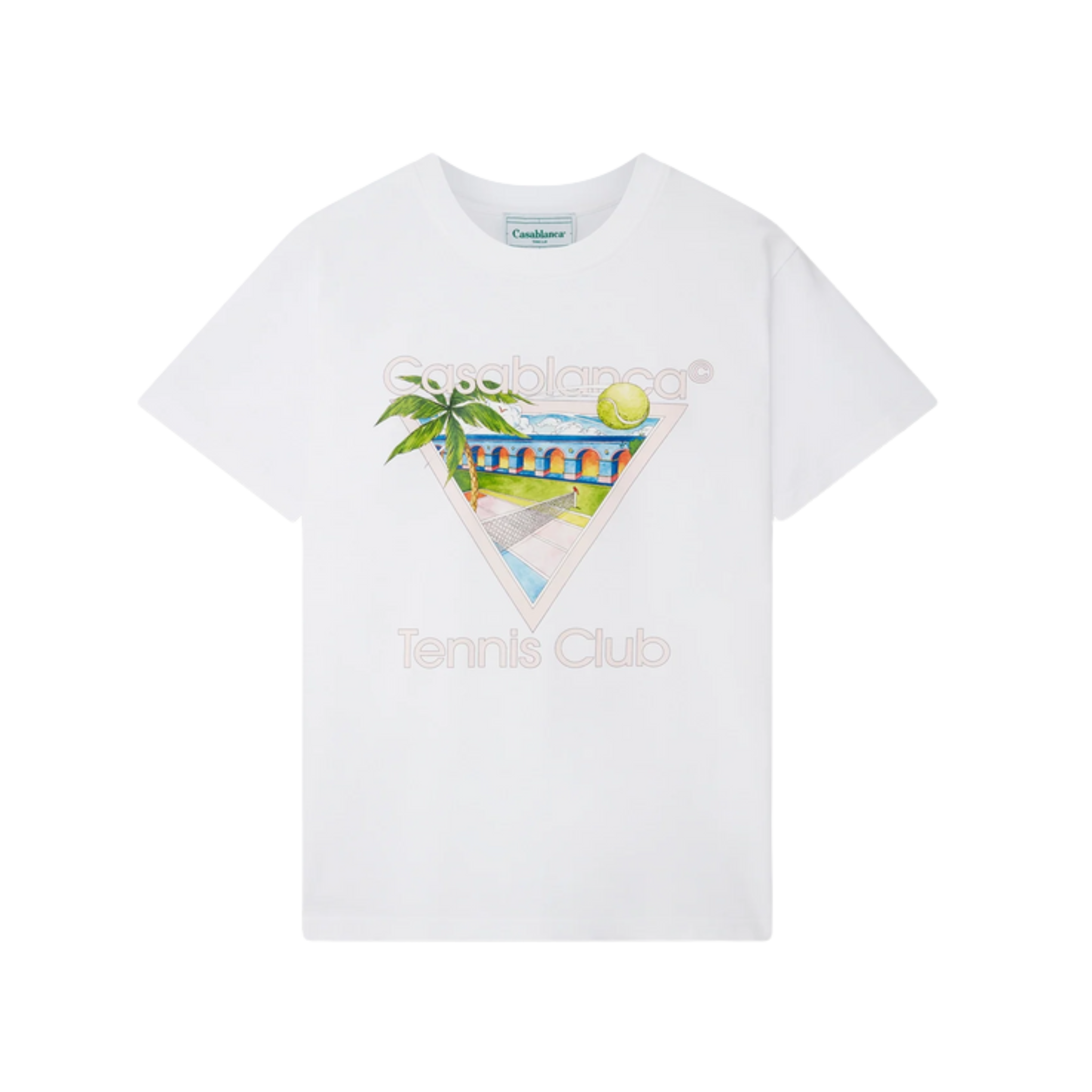 T-SHIRT CASABLANCA TENNIS CLUB ICON